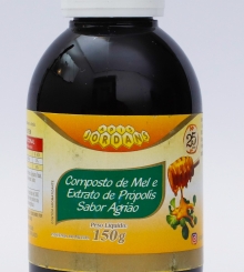 COMPOSTO DE MEL E EXTRATO DE PRPOLIS SABOR AGRIO 150ML 